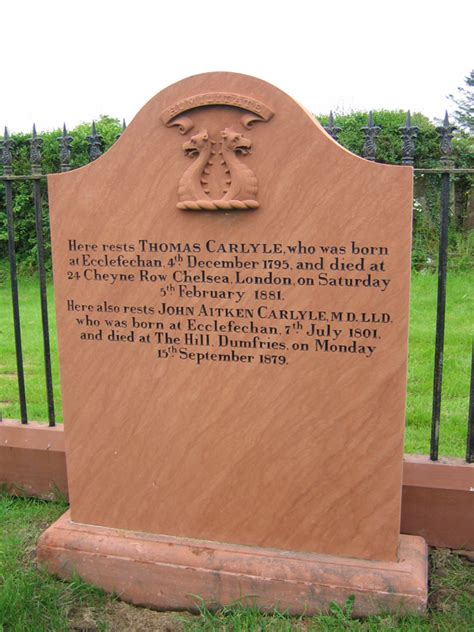 Thomas Carlyle, a Remarkable Scottish Writer and Author of Sartor Resartus