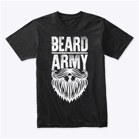 Men's Beard Army (White Logo) Products from Beard Meats Food Store | Teespring | Army tees, Mens ...