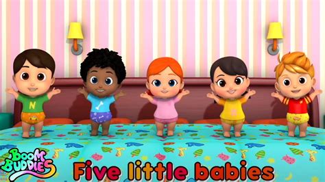 Five Little Babies - Sing Along | Songs for Kids | Nursery Rhymes and Children Song by Boom ...