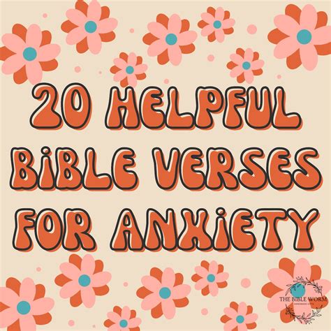 Bible Verses for Anxiety - Etsy