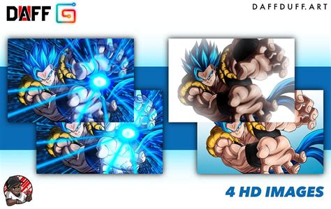 Gogeta Full-Force Kamehameha digital wallpapers (Limited sales)