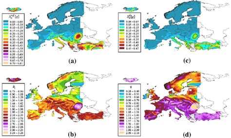 Seismic design maps for Europe in terms of S a (T = 0.5 s): a spectral... | Download Scientific ...