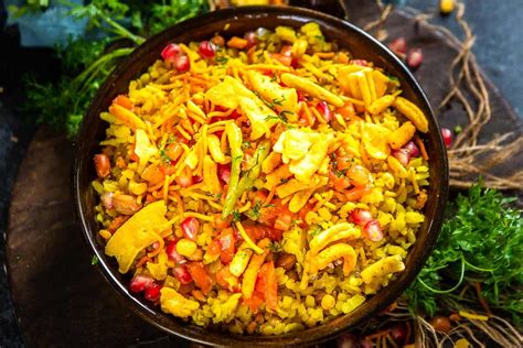 Indori Poha Recipe (Step by Step + Video) Authentic - Whiskaffair