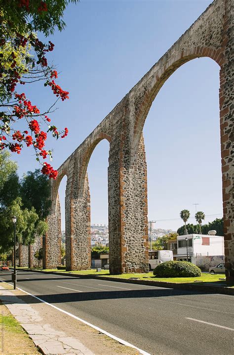 "Aqueduct In Queretaro, Mexico" by Stocksy Contributor "Raymond Forbes ...