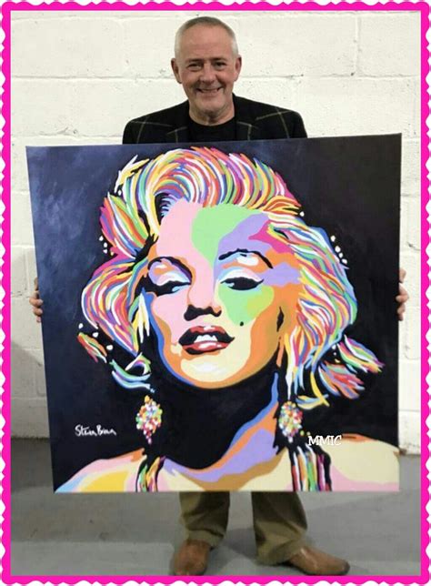 Marilyn art by Steven Brown. Pop Art Painting, Portrait Painting, Painting & Drawing, Acrylic ...