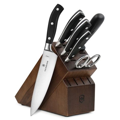 Victorinox Forged Professional Knife Block Set, 7 Piece | Cutlery and ...