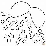 Coloring Pages Confetti Year Years Crayola Colouring Printable Kids  sketch template