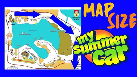 HOW BIG IS THE MAP in My Summer Car? Walk Across the Map - YouTube