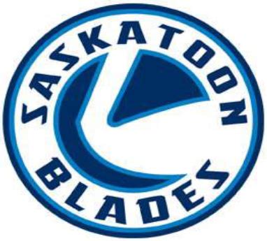 Saskatoon Blades Logo - Secondary Logo - Western Hockey League (WHL) - Chris Creamer's Sports ...