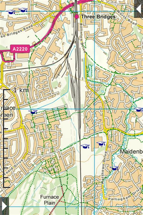 A map of part of Crawley | The notes on this map shows the t… | Flickr