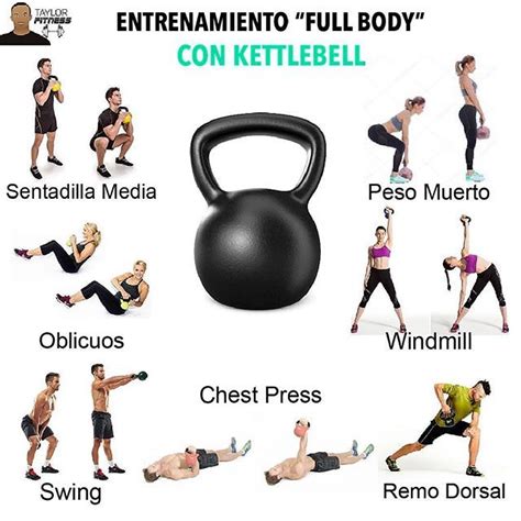 🔹ENTRENAMIENTO “FULLBODY” CON KETTLEBELL🔹 . Las kettlebells permiten dar u… | Entrenamiento con ...