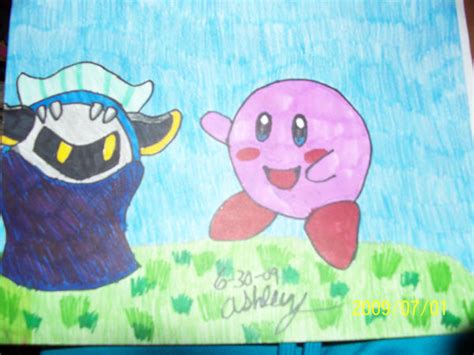 Meta Knight and Kirby by AshleyFluttershy on DeviantArt