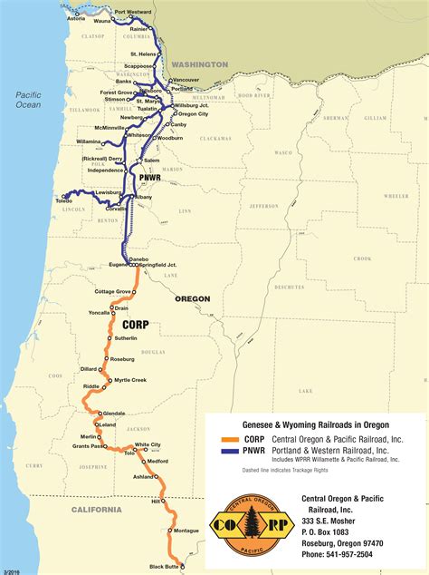 Central Oregon & Pacific Railroad: The Siskiyou Line