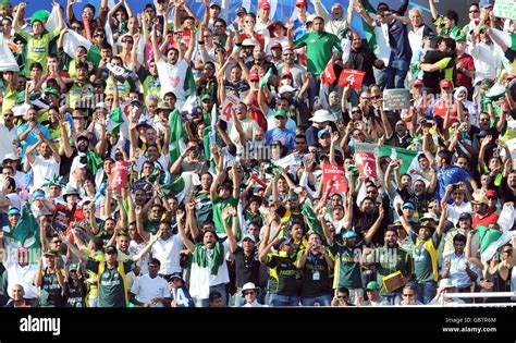 Sport cricket celebrating fans crowd flag hi-res stock photography and images - Alamy