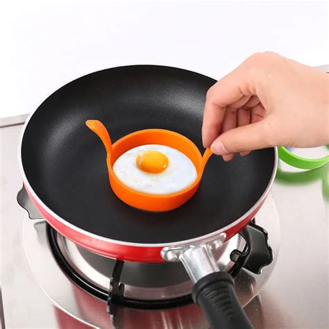 FGHGF 2PCS Silicone Fried Egg Ring Cooking Tools Eggs Breakfast Pancake ...