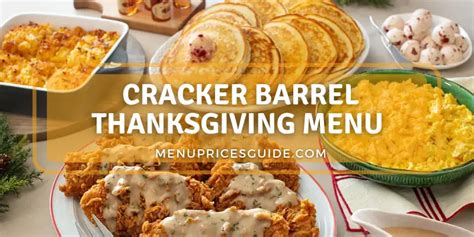 Cracker Barrel Thanksgiving Menu 2023