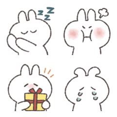 rabbit and carrot emoji – LINE Emoji | LINE STORE