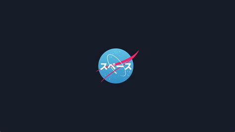 4K, Japanese, dark, NASA, minimalism, logo, HD Wallpaper | Rare Gallery