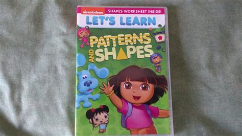 nickelodeon-LET'S LEARN PATTERNS AND SHAPES DVD Overview! - YouTube