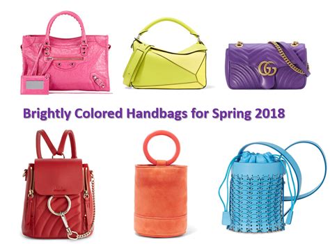 Spring 2018 handbag trends: candy colored bags – Bay Area Fashionista