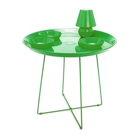 Low round painted metal coffee table (220 AUD) liked on Polyvore featuring home, furniture ...