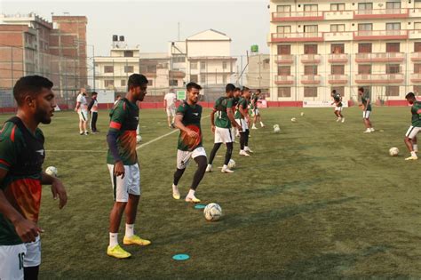 Bangladesh National Football Team prepares for upcoming match | Bangladesh Football Federation