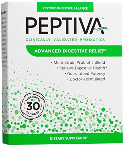 Peptiva Advanced 50 Billion CFU Probiotic - Digestive Relief ...