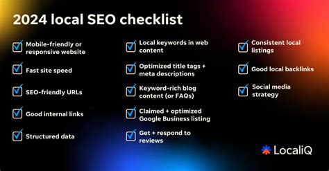 The Local SEO Checklist for 2024 | LocaliQ