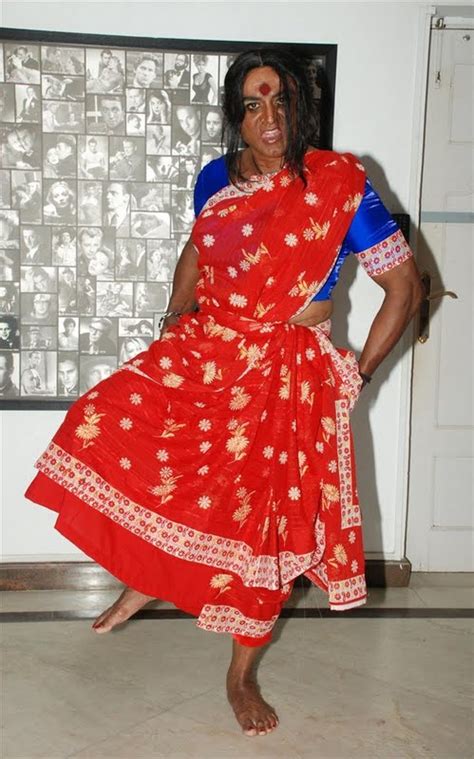 Sarath Kumar in Kanchana Movie Saree Photos