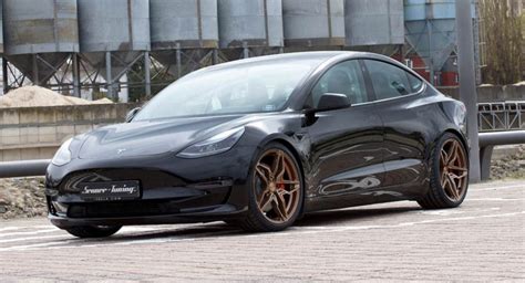 New Coilovers And Wheels Transform This Tesla Model 3 Performance ...