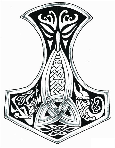 The Hammer of Thor | Viking tattoo symbol, Viking tattoos, Celtic tattoos