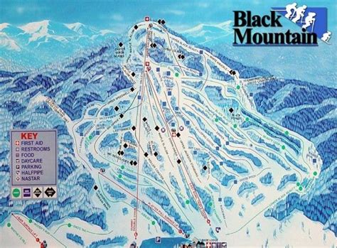 Black Mountain Ski, Maine Ski Mountain, Mountain Trails, Black Mountain, Ski Area, Trail Maps ...