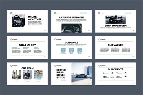 Car Dealership PowerPoint Presentation Template on Behance | Powerpoint ...