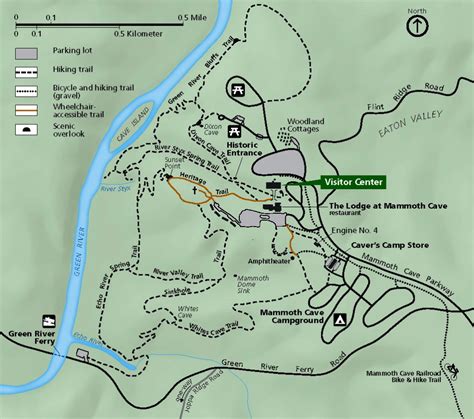 Map of Mammoth Cave - Park JunkiePark Junkie