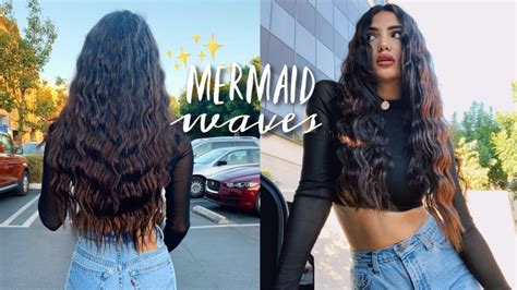 10 MINUTE MERMAID WAVES HAIR TUTORIAL - YouTube in 2020 | Mermaid waves, Hair waves, Mermaid ...