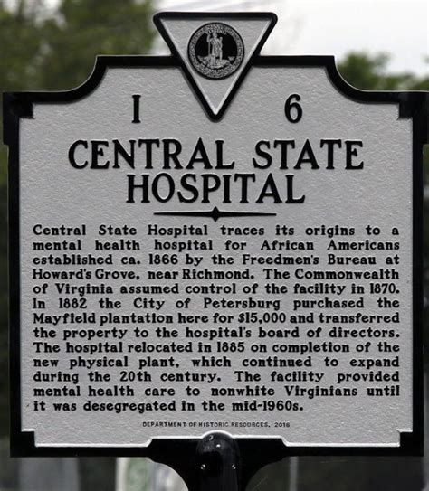 Central State Hospital's history with and social control of Blacks