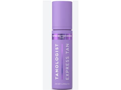 Tanologist Express Tan Tinted Self Tan Mousse, Dark, 6.76 fl oz/200 mL Ingredients and Reviews