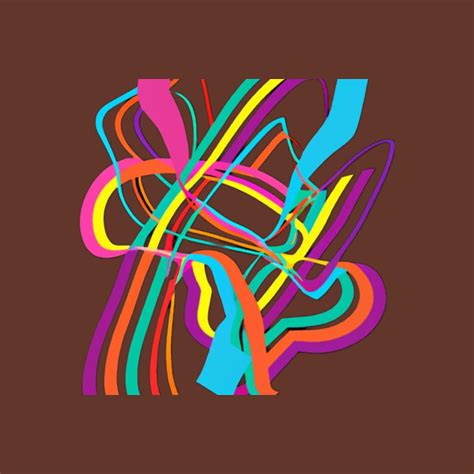 Colorful Abstract Neon Lines Digital Art by Nicholas Small - Fine Art ...