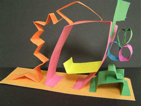 Welcome to Mrs. Peterson's Art Class!: Paper Strip Sculptures