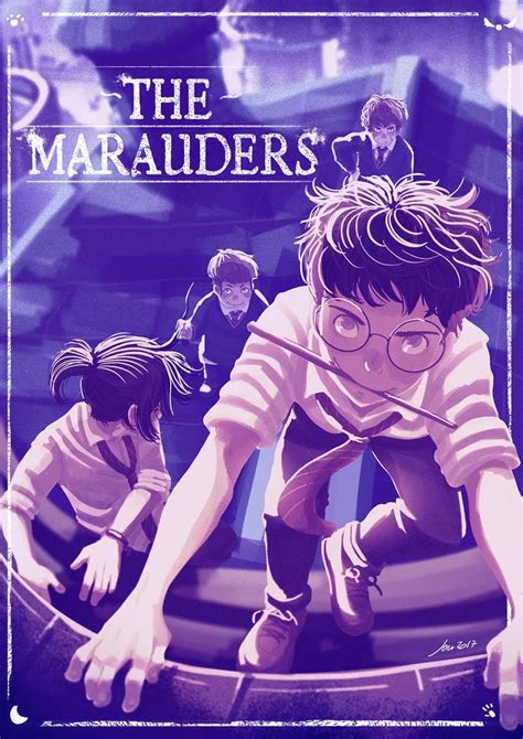 The Marauders on Behance | Harry potter artwork, Harry potter anime, Harry potter drawings