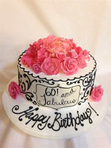 60th birthday cake (3175) | 60th birthday cakes, Birthday cakes and Birthdays