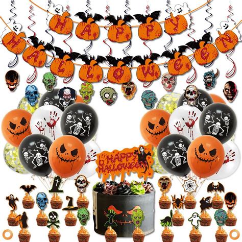 Ksruee Halloween Party Supplies Decorations Halloween Party Decorations ...