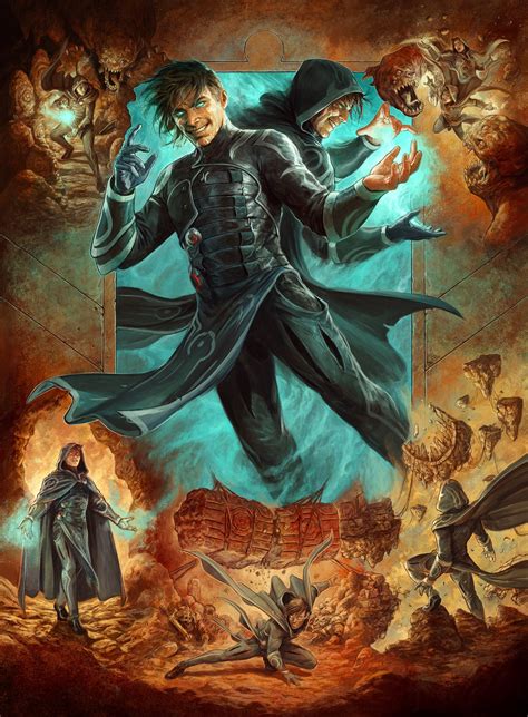 MtG Art: Jace, Mirror Mage Variant from Zendikar Rising Set by David Rapoza - Art of Magic: the ...