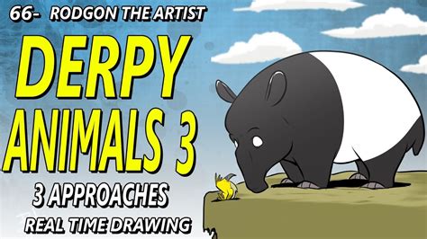 66 - HOW TO DRAW DERPY ANIMALS #3 - YouTube