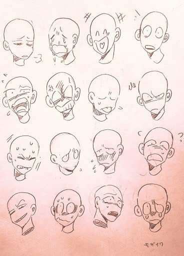 10 Cartoon Drawing Facial Expression Ideas - Brighter Craft