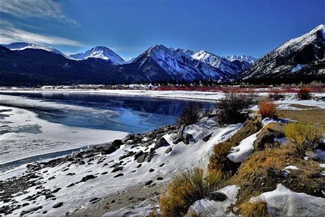 Twin Lakes, Colorado winter Photograph by Richard Norman - Fine Art America