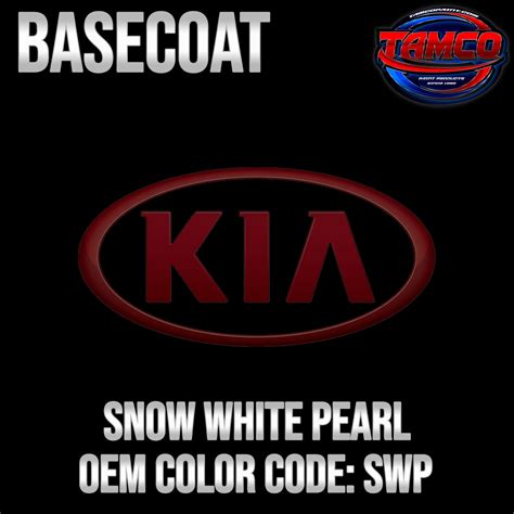 Kia Snow White Pearl | SWP | 2010-2022 | OEM Tri-Stage Basecoat