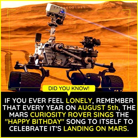 CURIOSITY ROVER FACTS in 2020 | Curiosity rover, Feeling lonely, Unbelievable facts