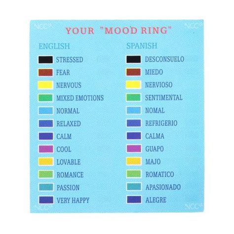 Mood Ring Color Chart For Seventies Mood Rings How Do You Really Feel | ubicaciondepersonas.cdmx ...