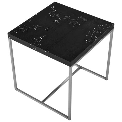 Modern Contemporary Nail Inlay End Table No. 219 by Peter Sandback For Sale at 1stDibs